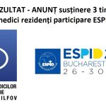 Rezultat – AMFB susține 3 tineri medici rezidenți să participe la ESPID